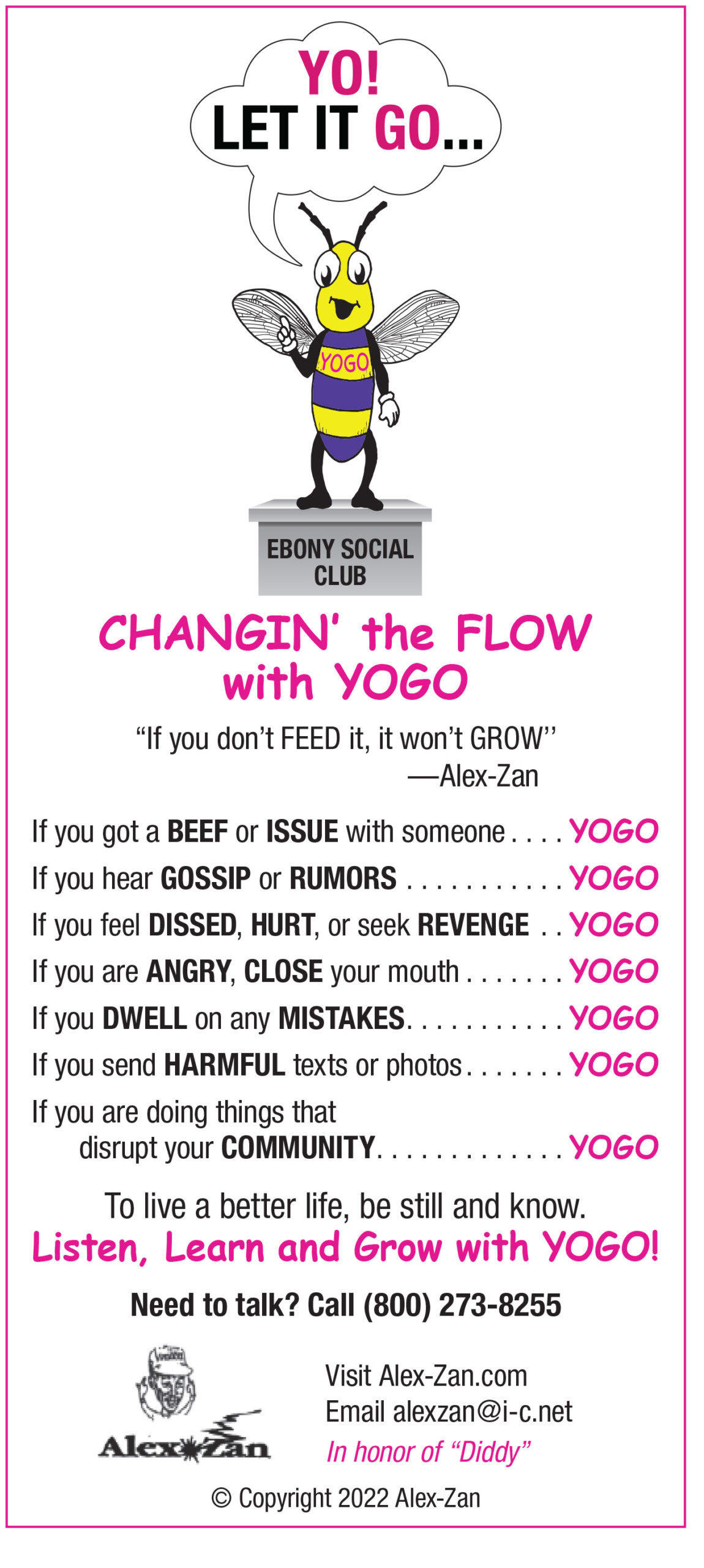 YOGO Changin the Flow Community Card